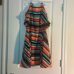 GB girls striped dress size 16